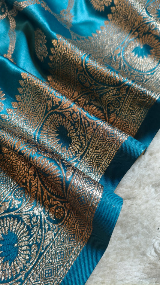 Suneri Resham Turquoise